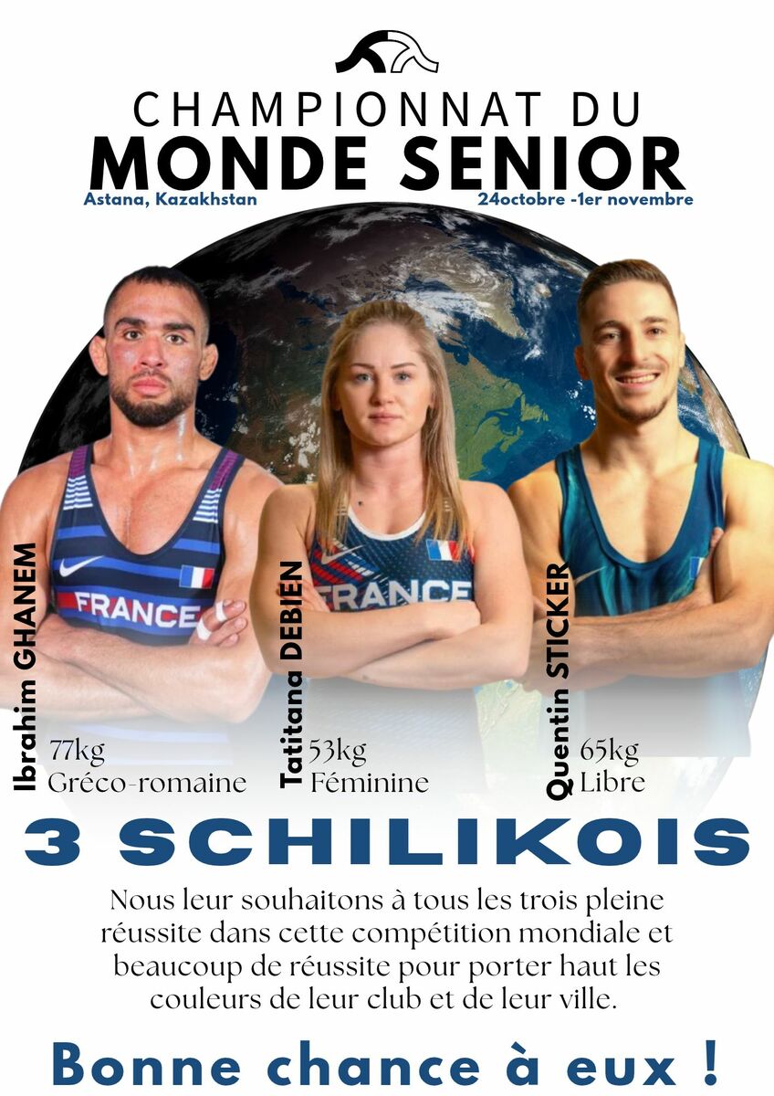 3 Schilkois aux championnats du Monde