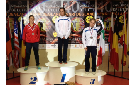 Trois Olympiens au &quot;Deglane&quot;