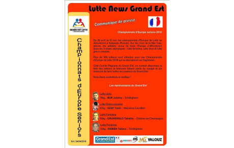 CHAMPIONNAT EUROPE SENIOR 2018 - Russie