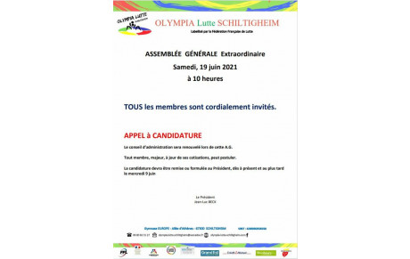 Assemblée Générale élective