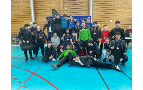 Performance aux Championnats du Grand Est jeunes greco