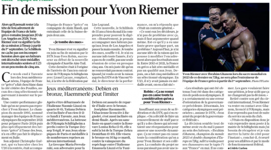 Fin de mission pour Yvon